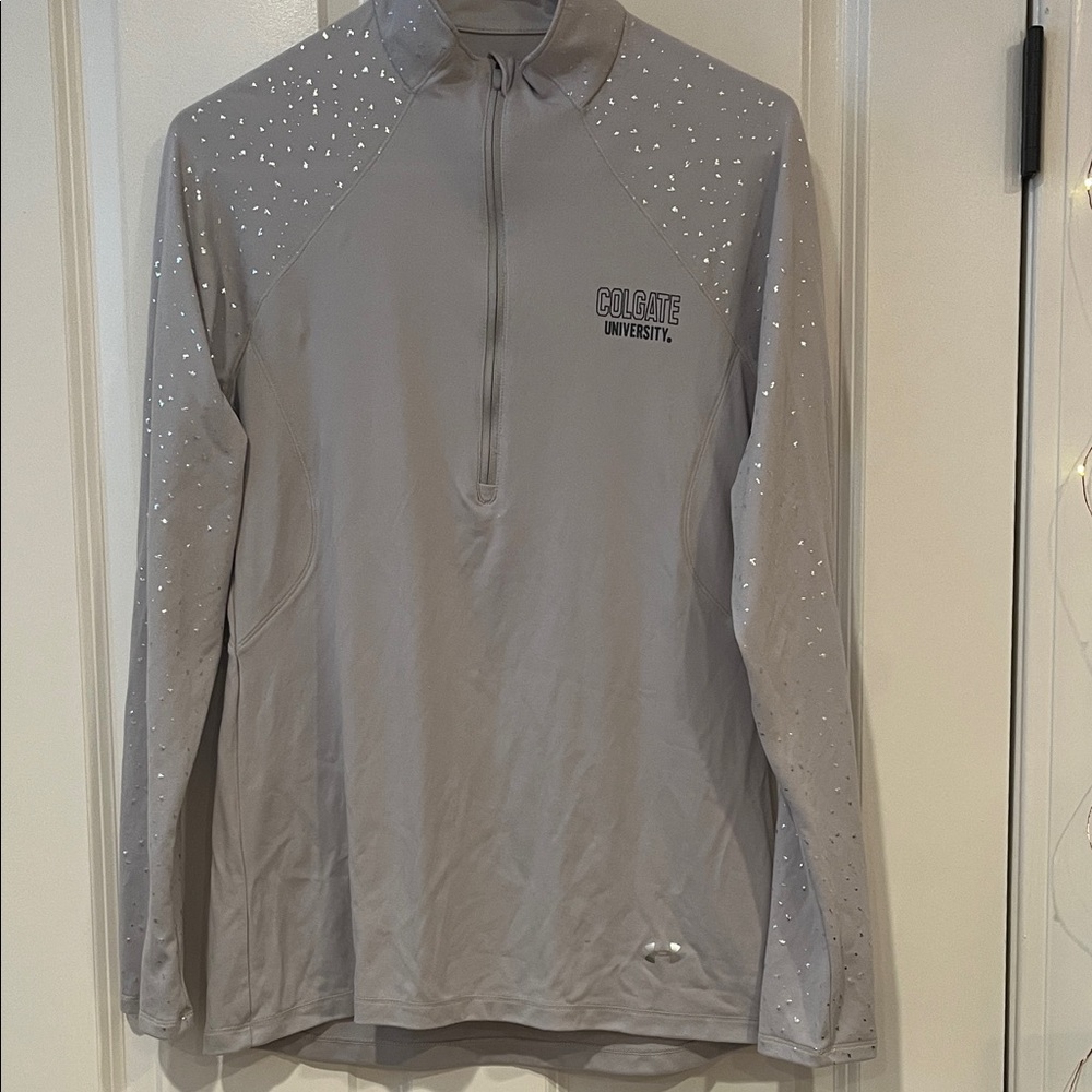 Women’s Under Armor Gray Colgate University Pullover